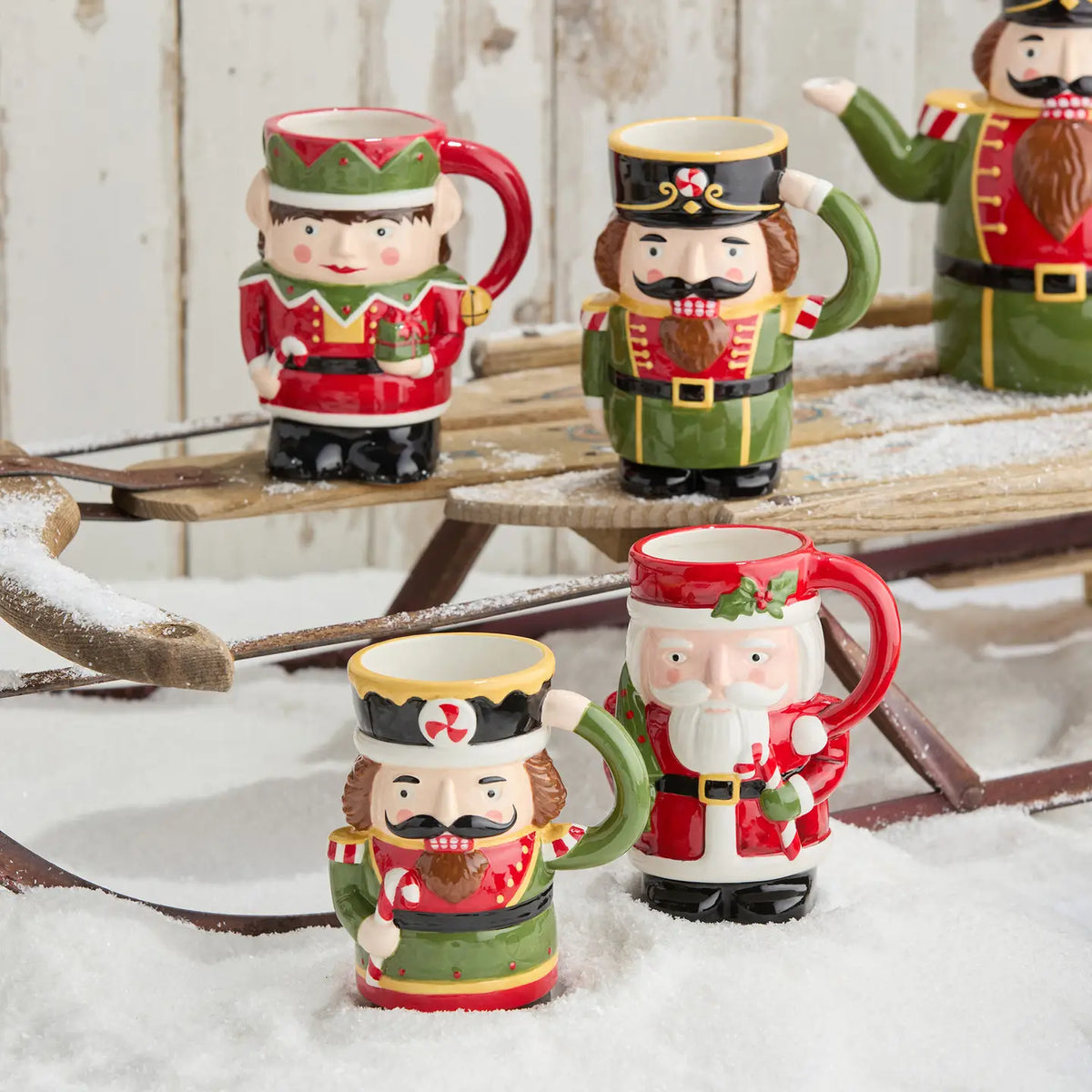 Nutcracker Parade 3D 18oz Mug, 4 Available Styles
