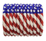 Aid Through Trade Aid Through Trade Roll-On® Stars & Stripes Patriotic Bracelets - Little Miss Muffin Children & Home