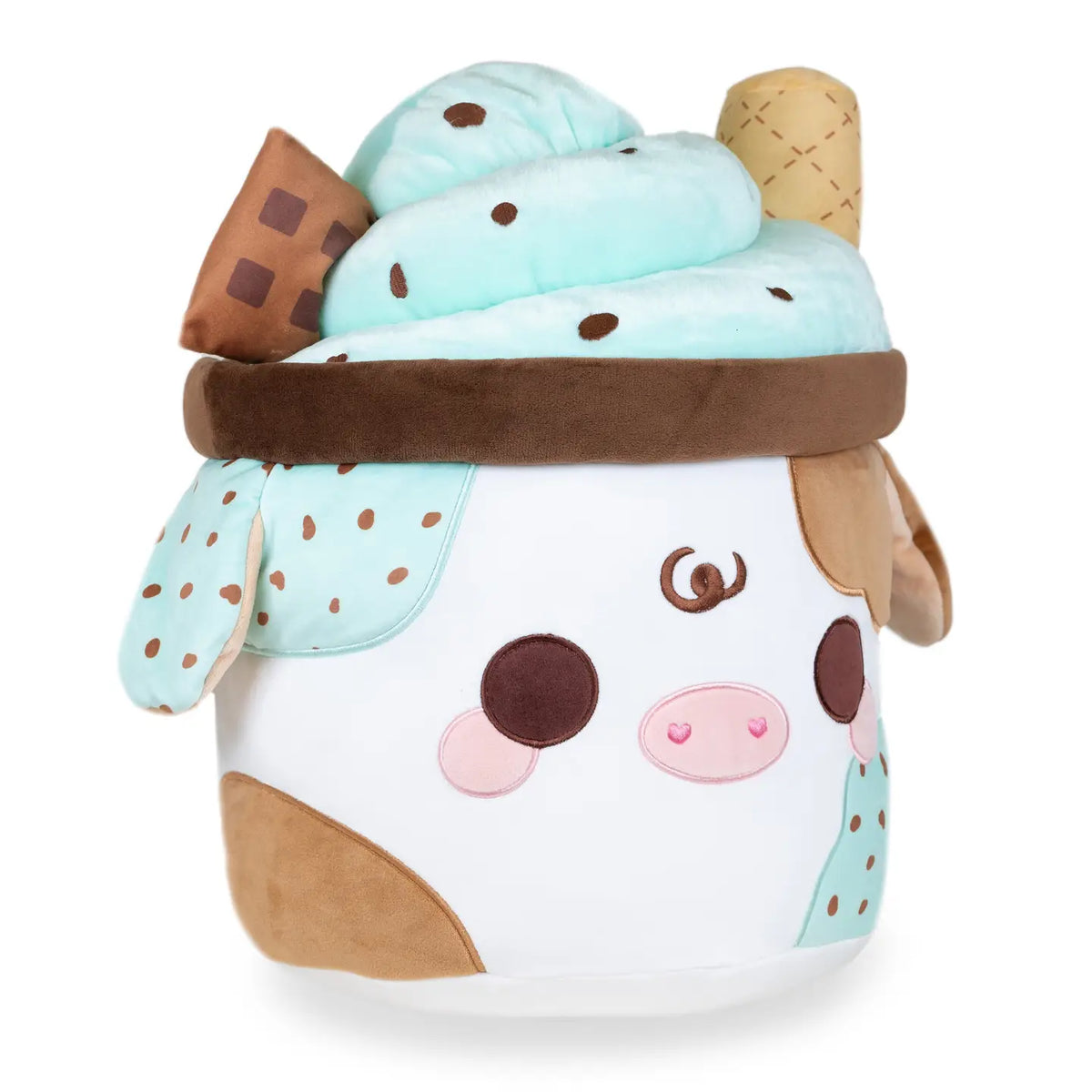 Hug Sized 17" Mint Chocolate Chip Mooshake Big Plush