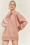 Jade by Jane Be Yourself Sweatshirt in Camel