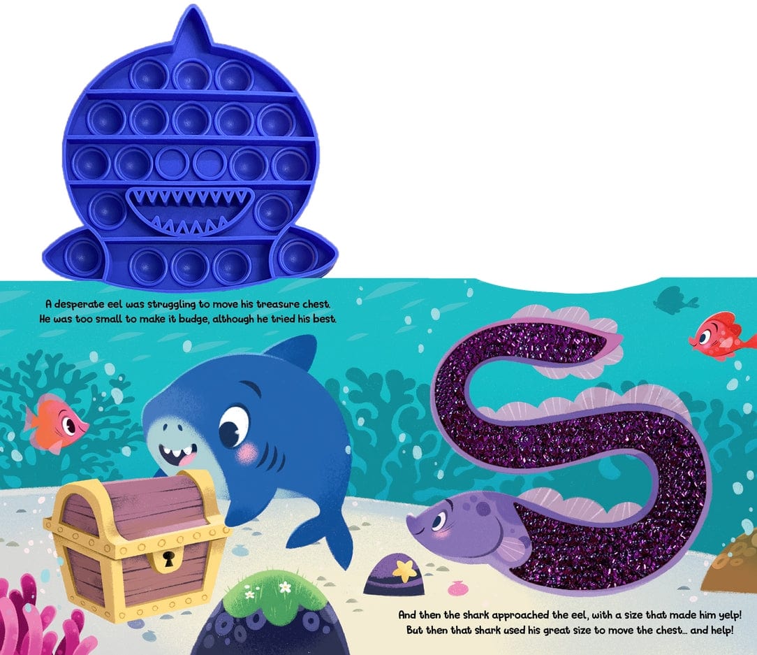 Little Hippo Books Little Shark - Your Sensory Fidget Friend - Little Miss Muffin Children & Home