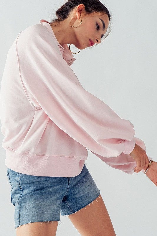 Fashion Week Fashion Week Soft Touch Quarter Snap Pullover Sweatshirt - Little Miss Muffin Children & Home