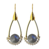 Catherine Page Capsule Earrings in Labradorite