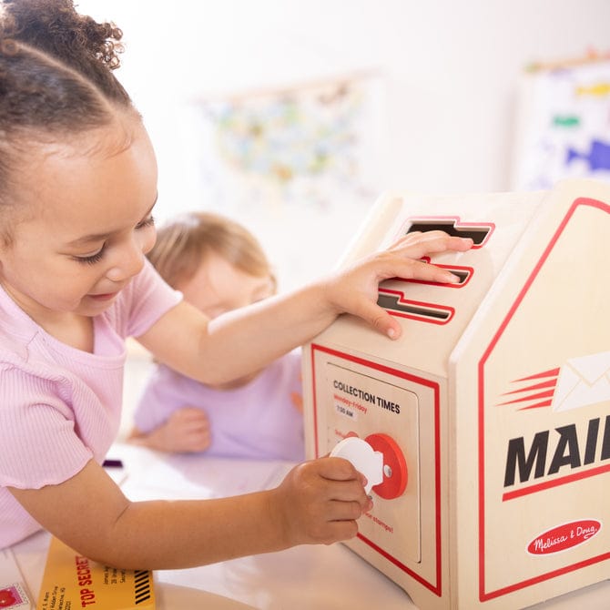 Stamp & Sort Wooden Mailbox Play Set