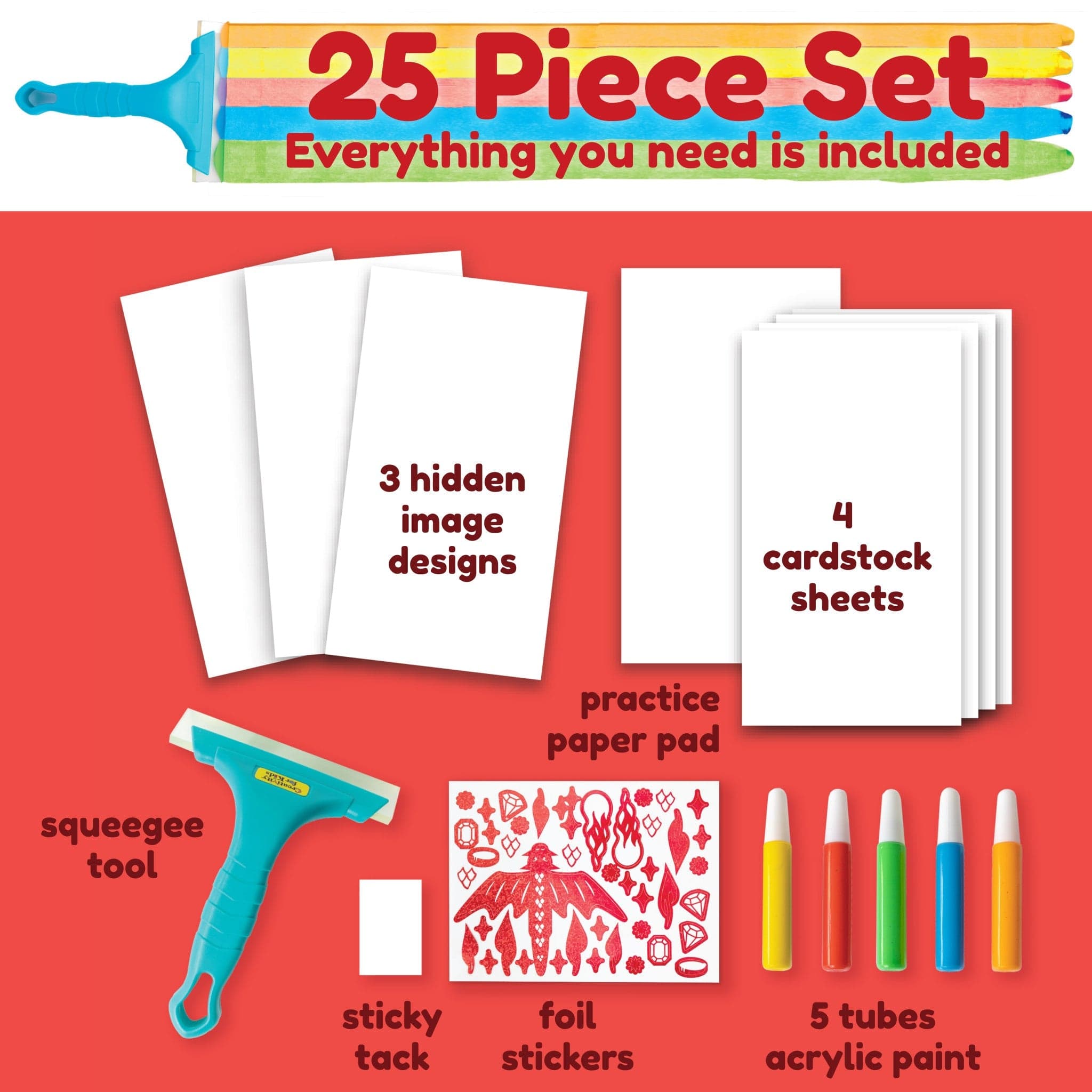 Faber Castell Faber Castell Magic Reveal Squeegee Art Dragon - Little Miss Muffin Children & Home