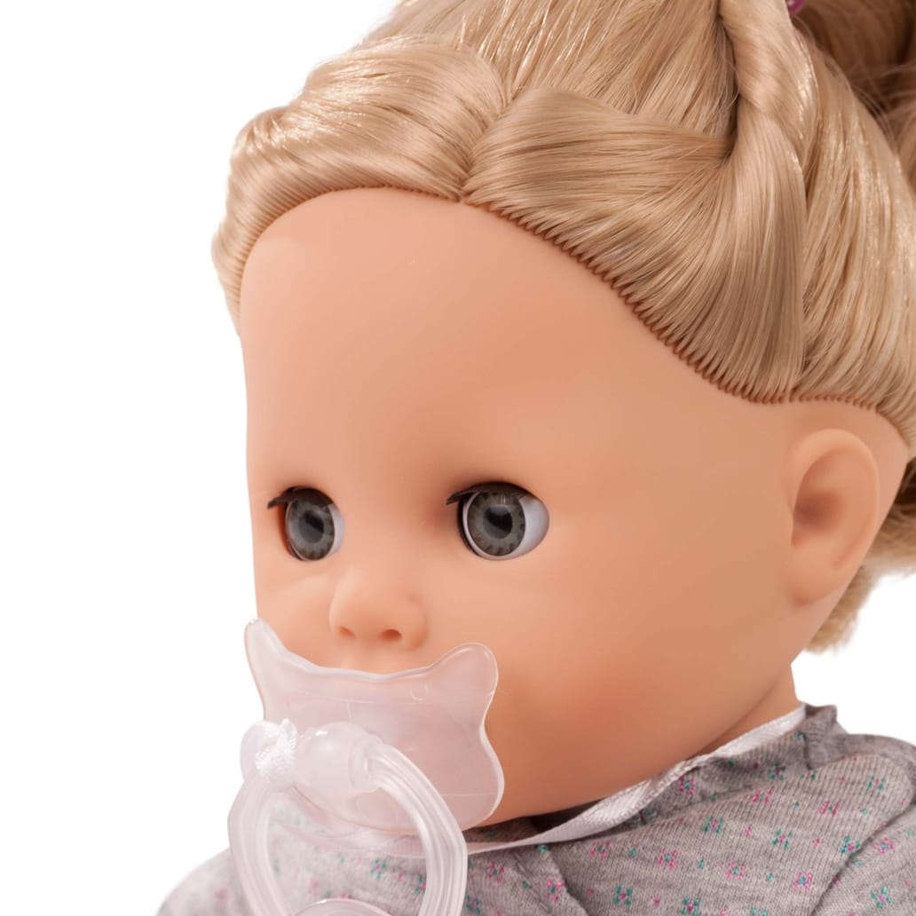 Gotz Cosy Aquini 13" Soft Bath Baby Doll with Blonde Hair
