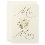 Karen Adams Designs Mr. & Mrs. Greeting Card