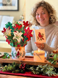 FreshCut Paper FreshCut Paper Winter Joy Pop-Up Holiday Greeting Card - Little Miss Muffin Children & Home