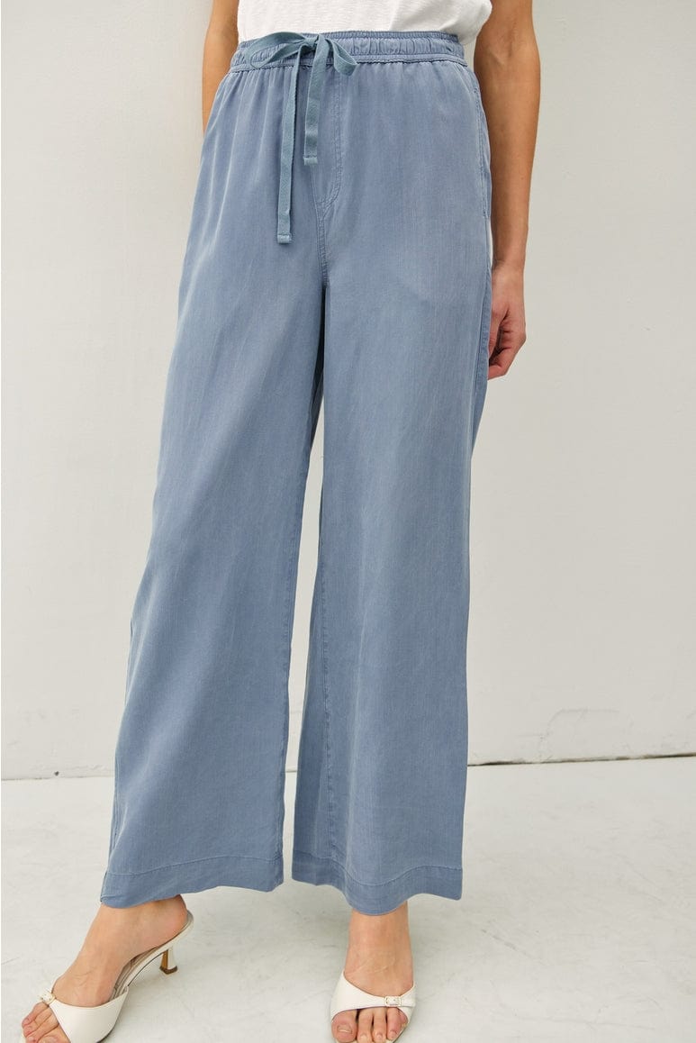 Be Cool Be Cool Tencel Wide Leg Pants in Slate Blue - Little Miss Muffin Children & Home