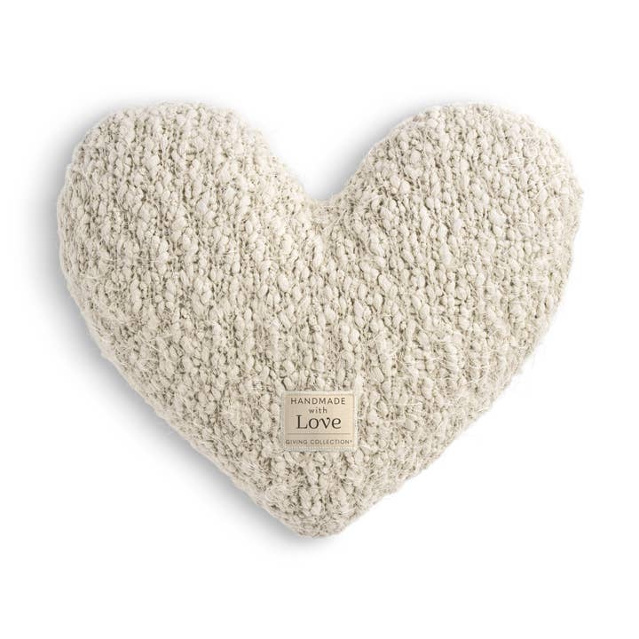 The Cream Giving Heart Weighted Pillow