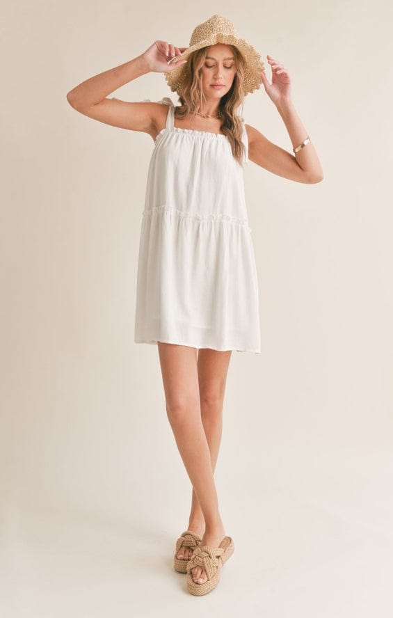 Sadie & Sage Sadie & Sage Sugarloaf Tiered Dress with Tie Straps - Little Miss Muffin Children & Home