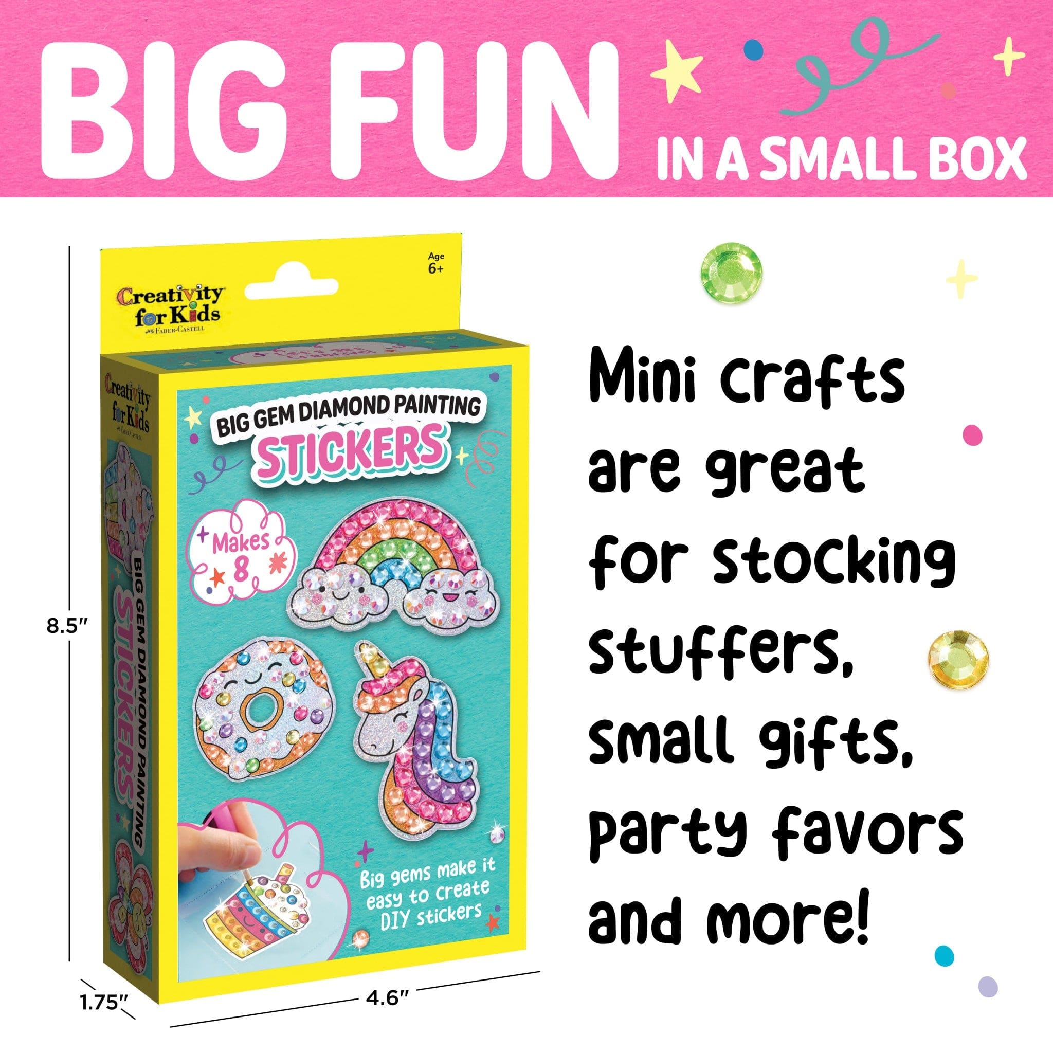 Faber Castell Faber Castell Big Gem Diamond Painting Stickers - Little Miss Muffin Children & Home