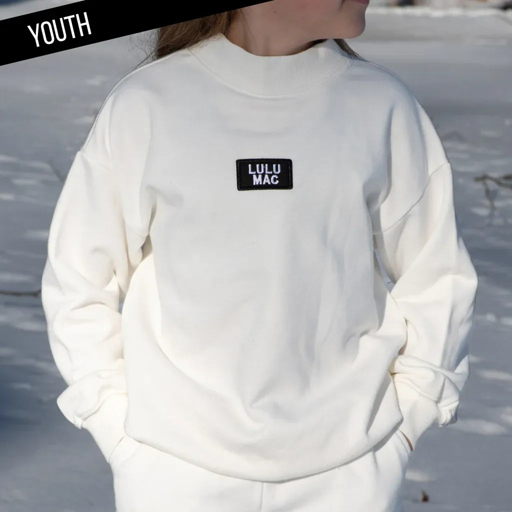Girls' White Terry Cloth Long Sleeve Top by Girlie Girl Originals
