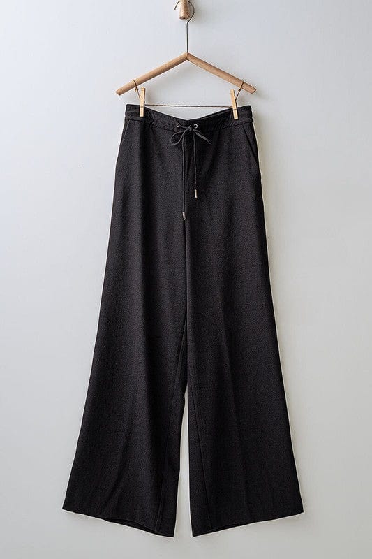 Urban Daizy Urban Daizy Repose Wide Leg Pants in Black - Little Miss Muffin Children & Home