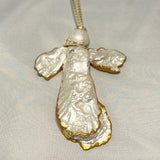 Sea Pine Art & Design Oyster Angel Ornament