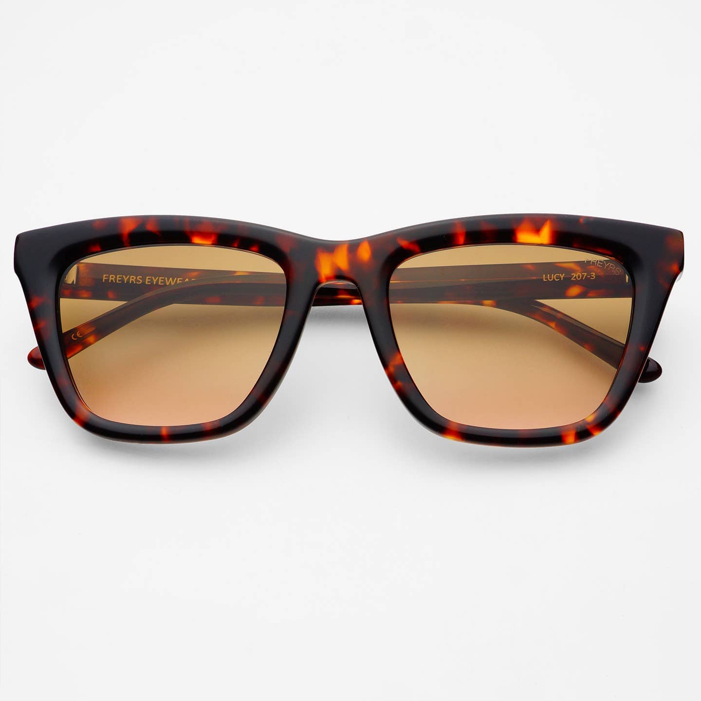 Freyrs Women’s Tortoise Brown Sunglasses Shay Tortoise Aviator Sunglasses by FREYRS Eyewear main image 2