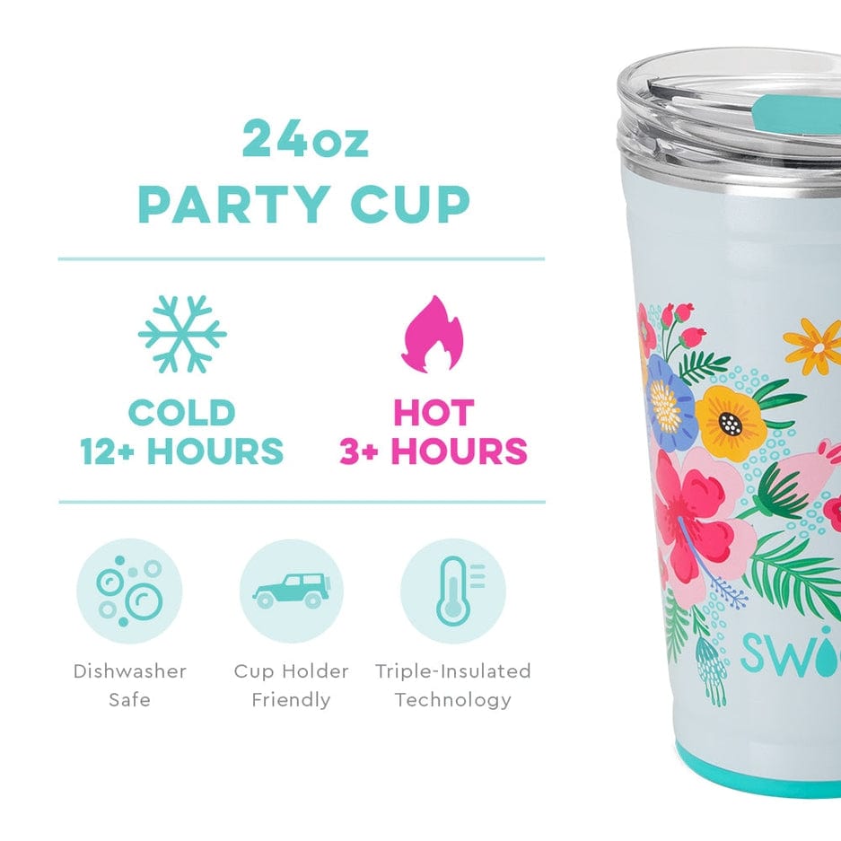 Swig Life Swig Life Island Bloom Party Cup (24oz) - Little Miss Muffin Children & Home