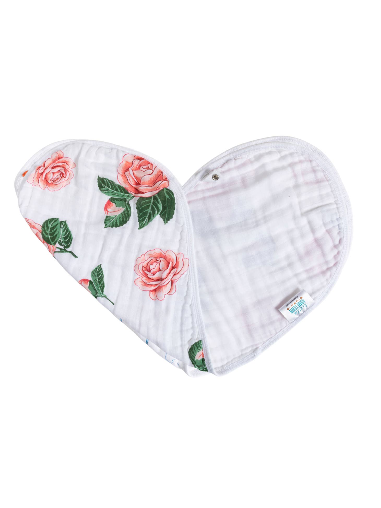 Little Hometown Little Hometown Camellia Baby 2-in-1 Burp Cloth and Bib - Little Miss Muffin Children & Home