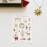 Emily Lex Studio Emily Lex Studio Santa's Workshop Sticker Sheets - Little Miss Muffin Children & Home