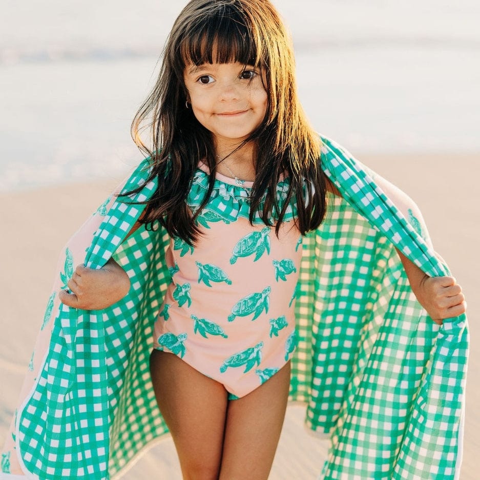 Sugar Bee Clothing Sugar Bee Clothing Bowback Swimsuit - Sea Turtles - Little Miss Muffin Children & Home