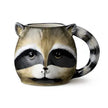 Winter Cabin 3D Woodland Animal Face 16oz Mug, 4 Available Styles