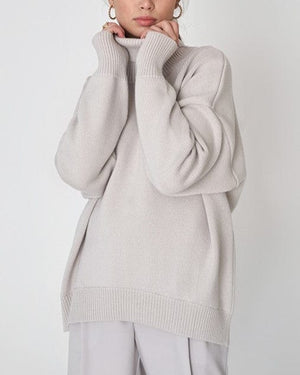 Rosa Clothing Comfortable And Versatile Sweater in Grey