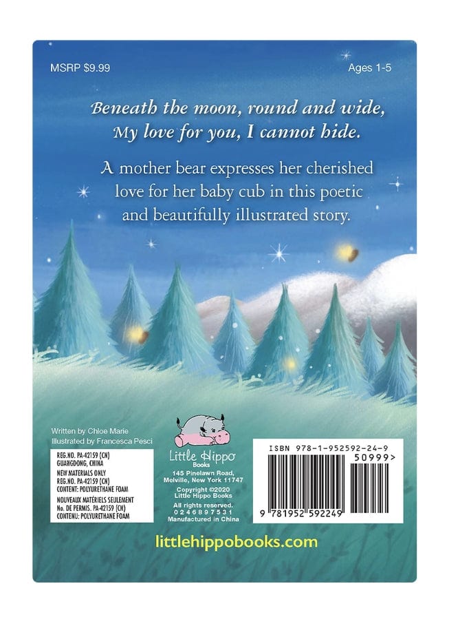 Little Hippo Books Moonlight Lullaby - Children's Padded Board Book - Little Miss Muffin Children & Home