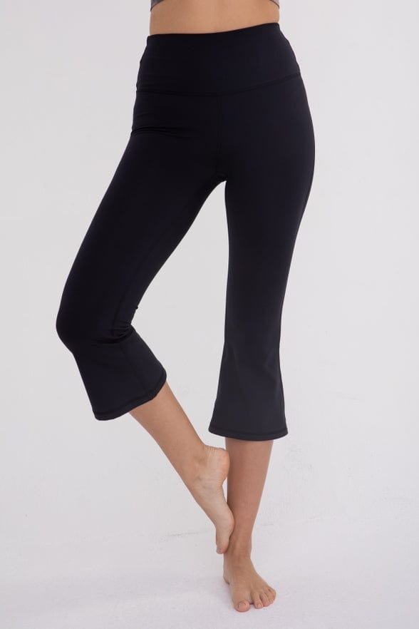Mono B Mono B Essential Flared Capri Highwaist Leggings - Little Miss Muffin Children & Home