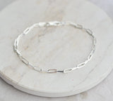 Sosie Designs Sterling Silver Paper Clip Bracelet