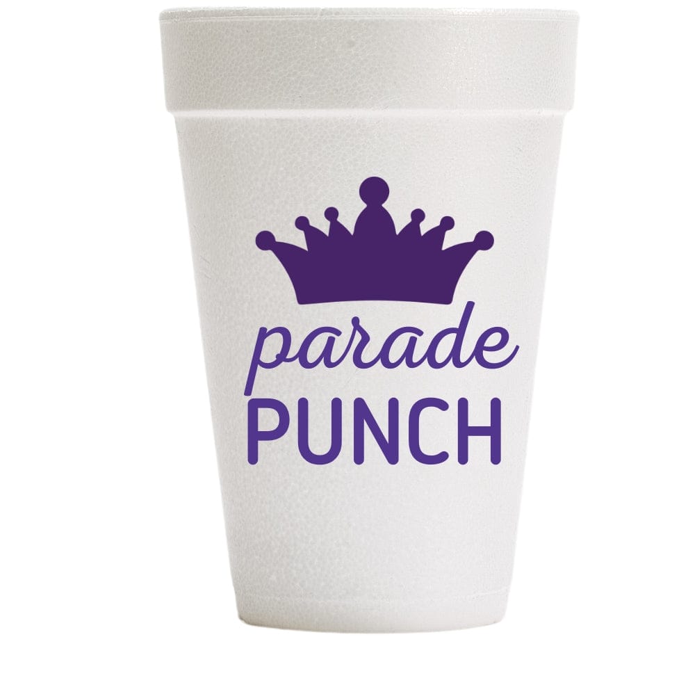 Southern Ink Southern Ink Mardi Gras Parade Punch Styrofoam Cups - Little Miss Muffin Children & Home