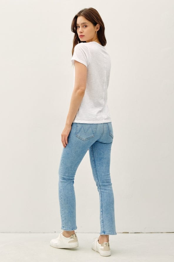 Be Cool Be Cool Garment Dyed Slub Tee in White - Little Miss Muffin Children & Home