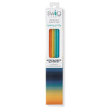 Swig Life Swig Life Retro Rainbow Glitter Reusable Straw Set - Little Miss Muffin Children & Home
