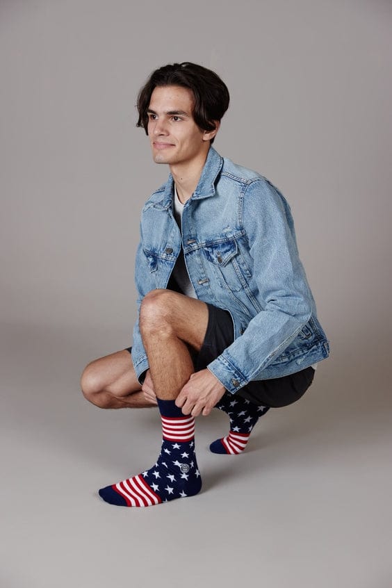 Bonfolk USA Stars and Stripes Cotton Socks - Little Miss Muffin Children & Home