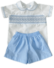 Lulu Bebe Lulu Bebe Smocked Drew Short Set - Little Miss Muffin Children & Home