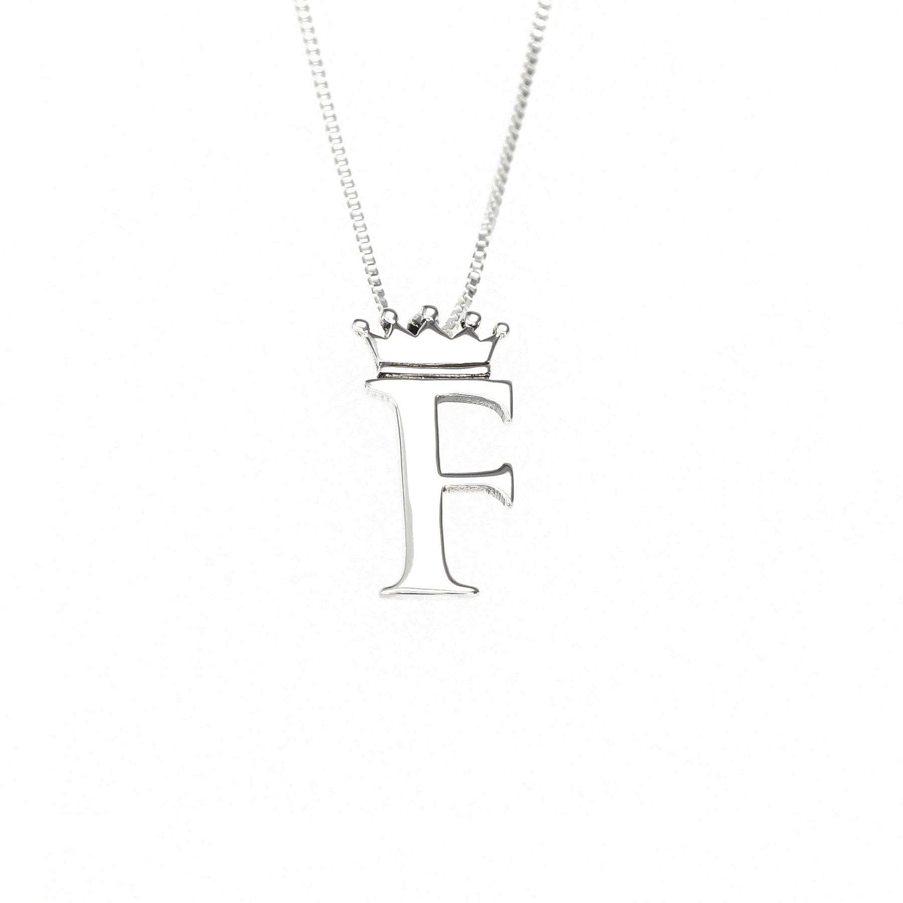 Cristy Cali Cristy Cali Royal Initial Charm Sterling Silver - Little Miss Muffin Children & Home