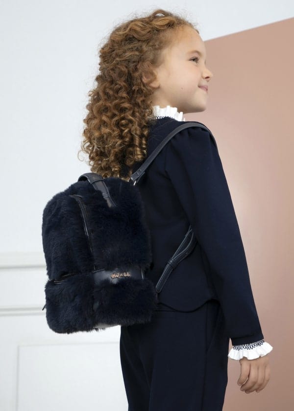 Abel & Lula Abel & Lula Faux Fur Backpack - Little Miss Muffin Children & Home