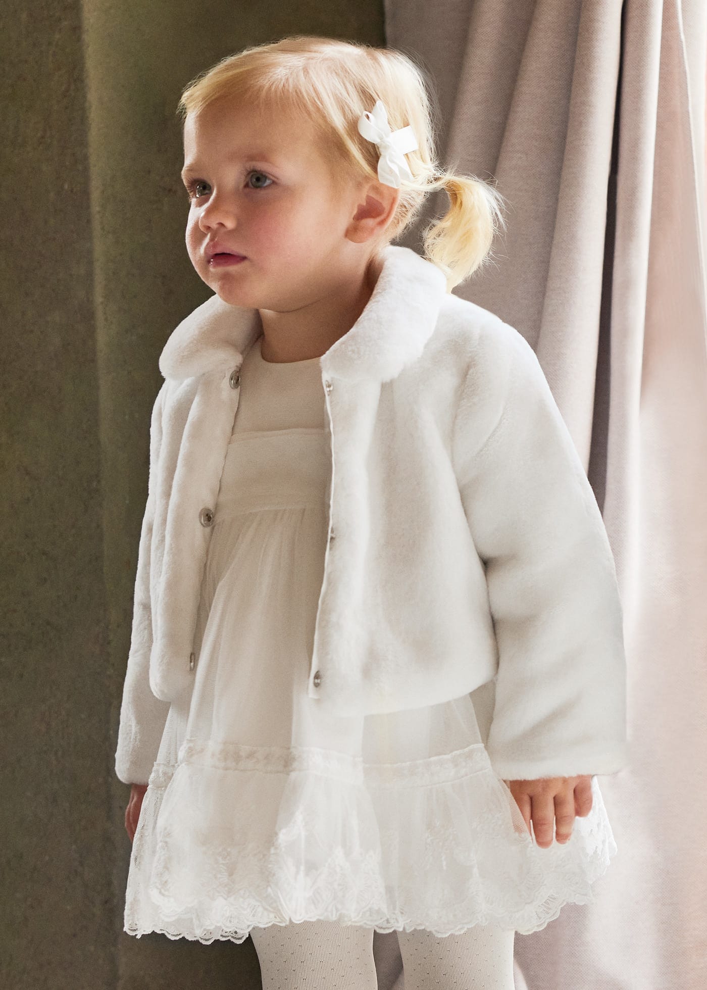 Abel & Lula Abel & Lula Faux Fur Coat for Baby Girl - Little Miss Muffin Children & Home