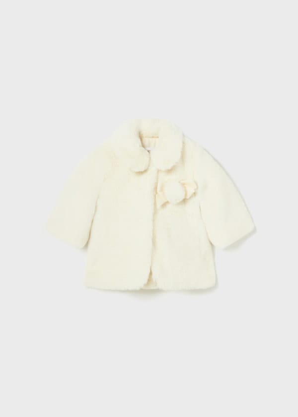 Mayoral Usa Inc Mayoral Faux Fur Coat for Baby Girl - Little Miss Muffin Children & Home