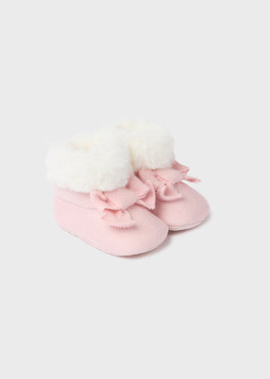 Mayoral Usa Inc Mayoral Faux Fur Knit Bootie - Little Miss Muffin Children & Home