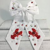 SongLily Beaded Crawfish Hairbow