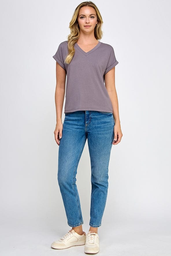 Ellison Ellison V-Neck Tee - Little Miss Muffin Children & Home