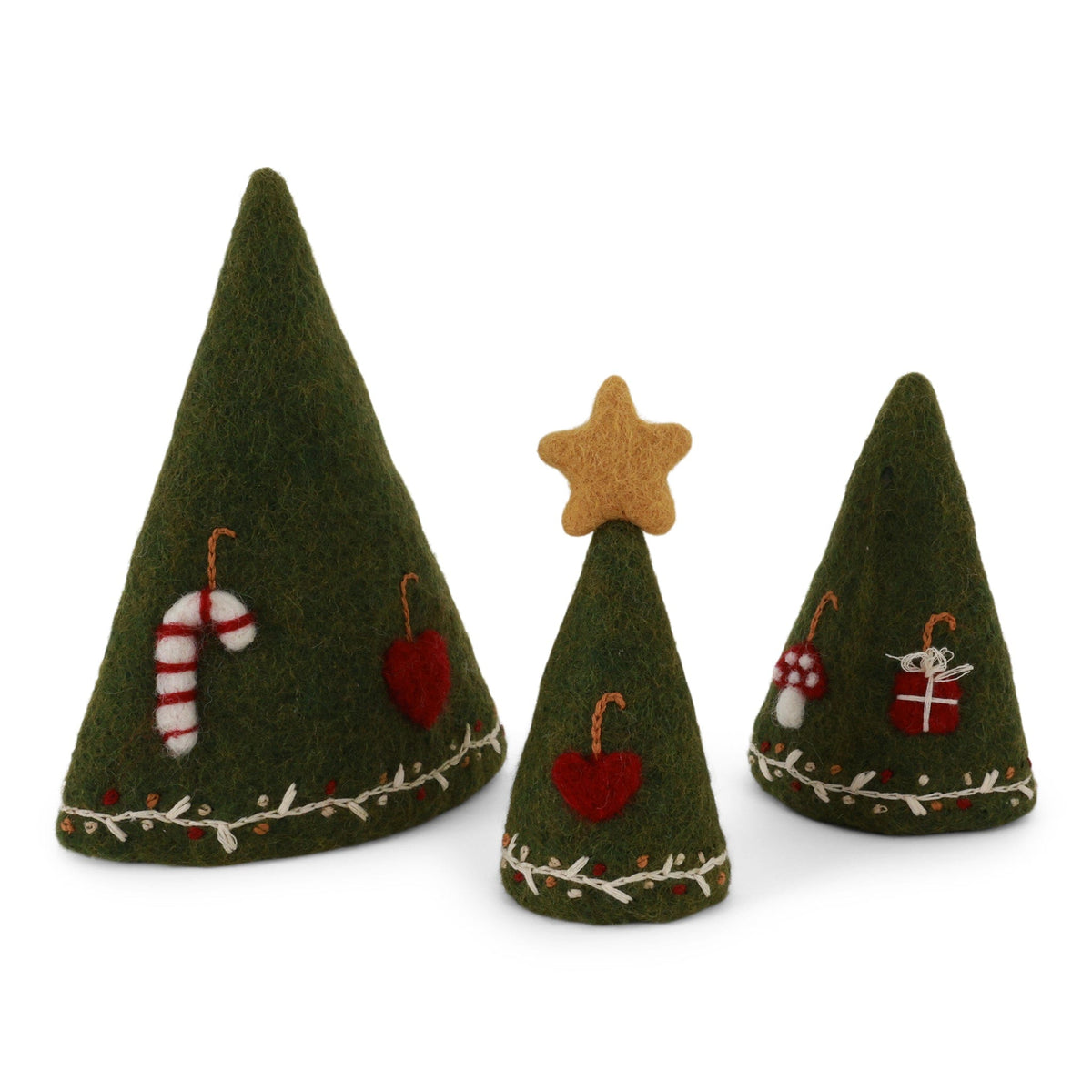 felt christmas tree decor