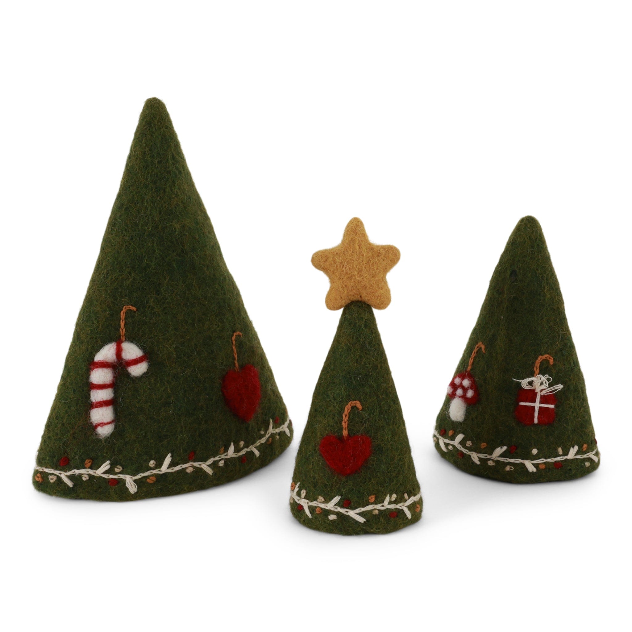 felt christmas tree decor