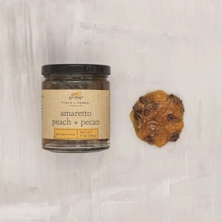 amaretto peach and pecan preserves