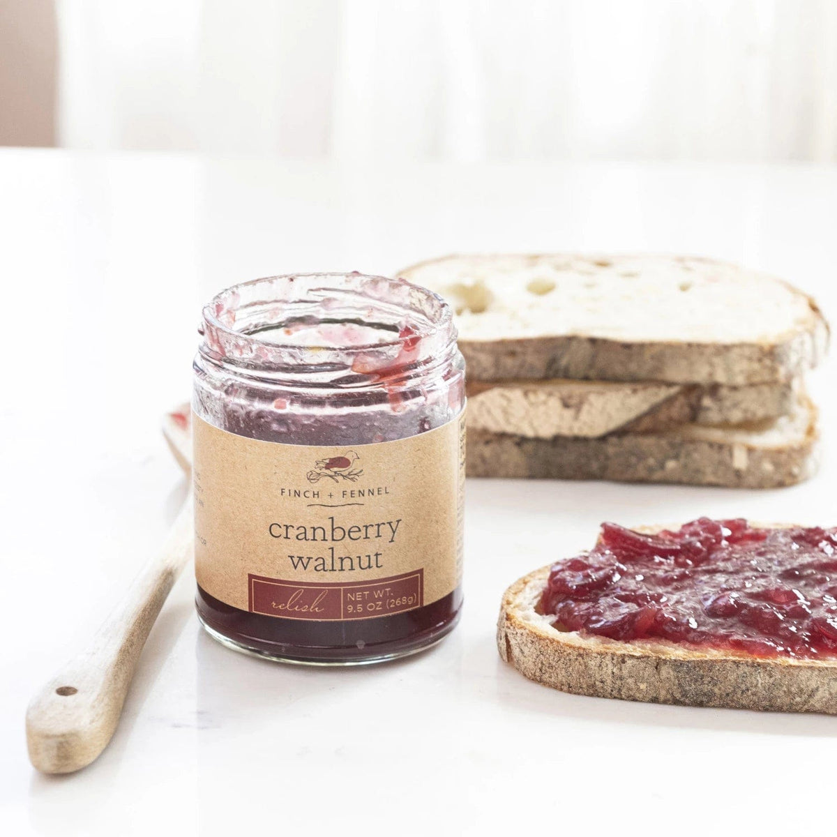 Creative Co-op Creative Co-op Walnut Cranberry Relish, 9.5 oz by Finch + Fennel - Little Miss Muffin Children & Home