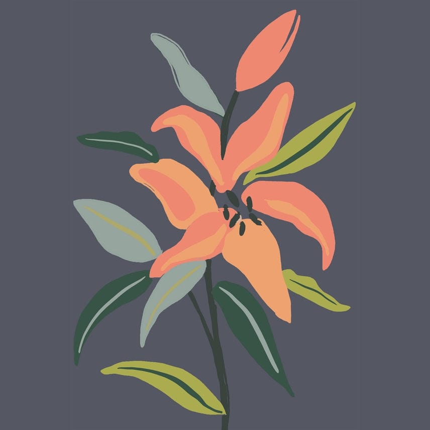 Breathe People Breathe People Lillies in Bloom Meditative Art Paint by Numbers Kit + Easel - Little Miss Muffin Children & Home