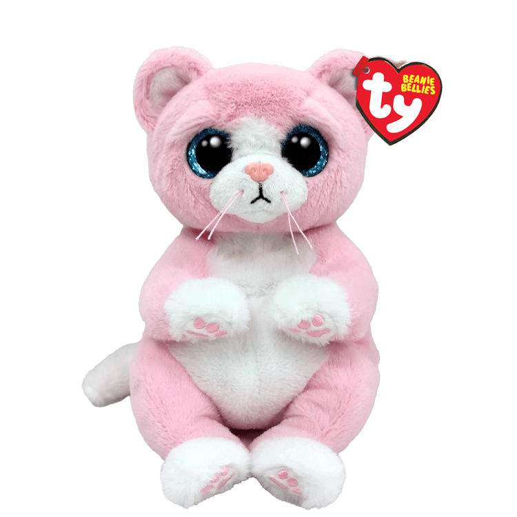 Ty Inc Beanie Bellies Lillibelle Pink Cat - Little Miss Muffin Children & Home