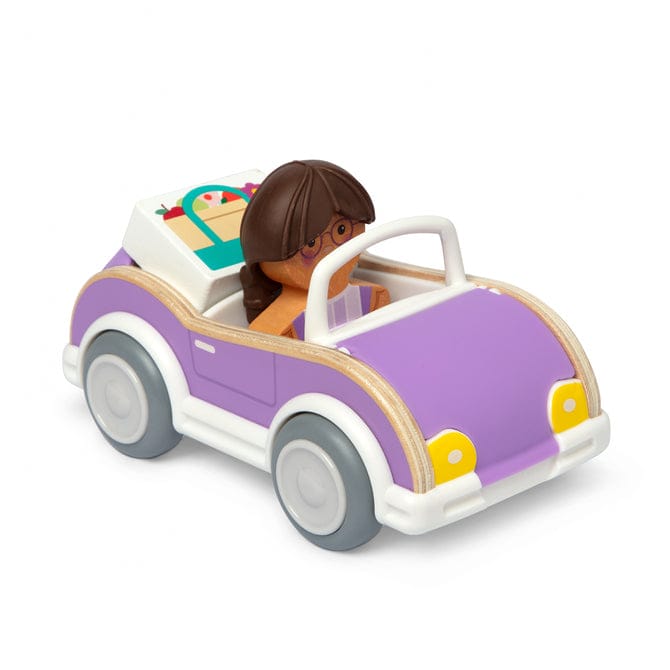 Cheery Lane Car and Play Figure Purple
