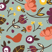 Nora Fleming Nora Fleming Finch Cocktail Napkins - Little Miss Muffin Children & Home