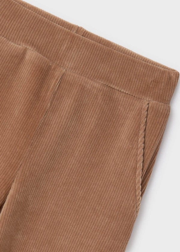 Mayoral Usa Inc Mayoral Flared Corduroy Knit Pants for Girls in Cinnamon - Little Miss Muffin Children & Home